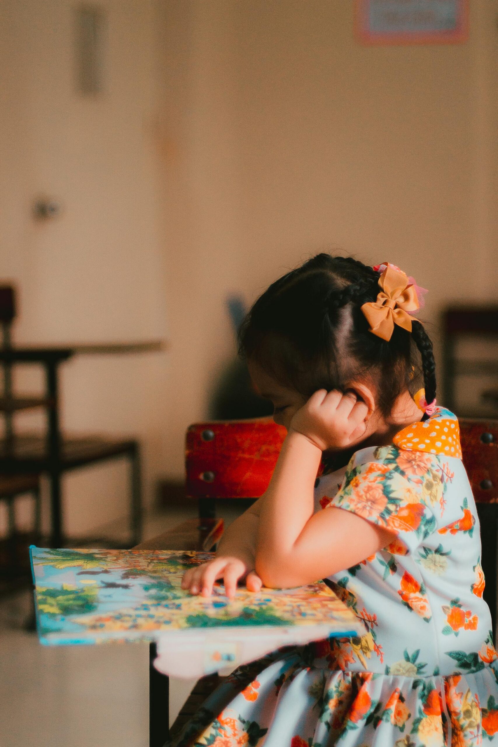 Child bored and needs extra tuition.